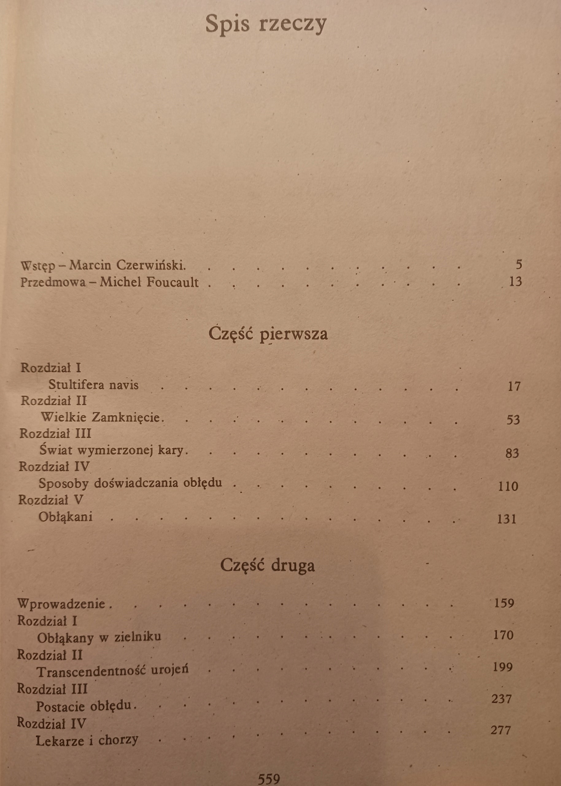 Historia szaleństwa w dobie klasycyzmu Michel Foucault