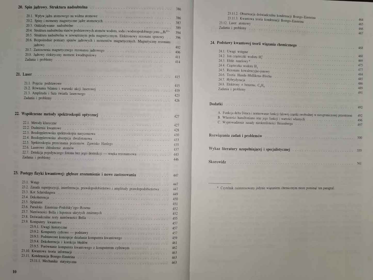 Atomy i kwanty. Wprowadzenie do współczesnej spektroskopii atomowej