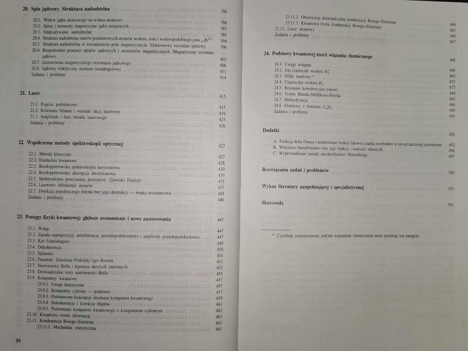 Atomy i kwanty. Wprowadzenie do współczesnej spektroskopii atomowej