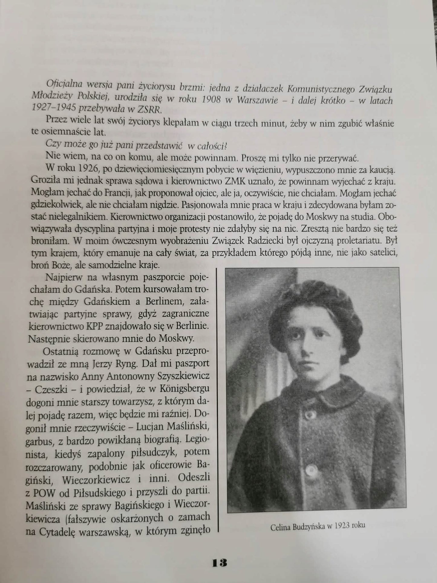 ONI, Teresa Torańska