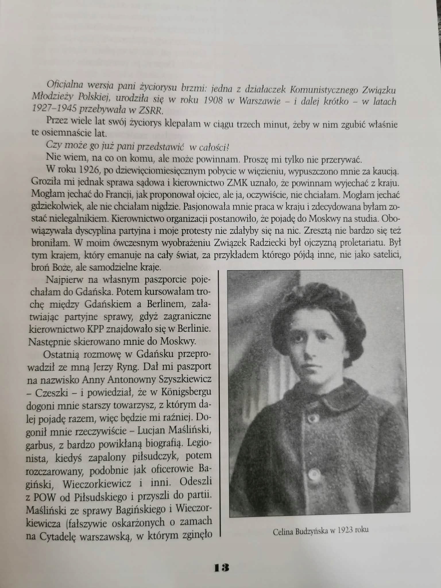 ONI, Teresa Torańska