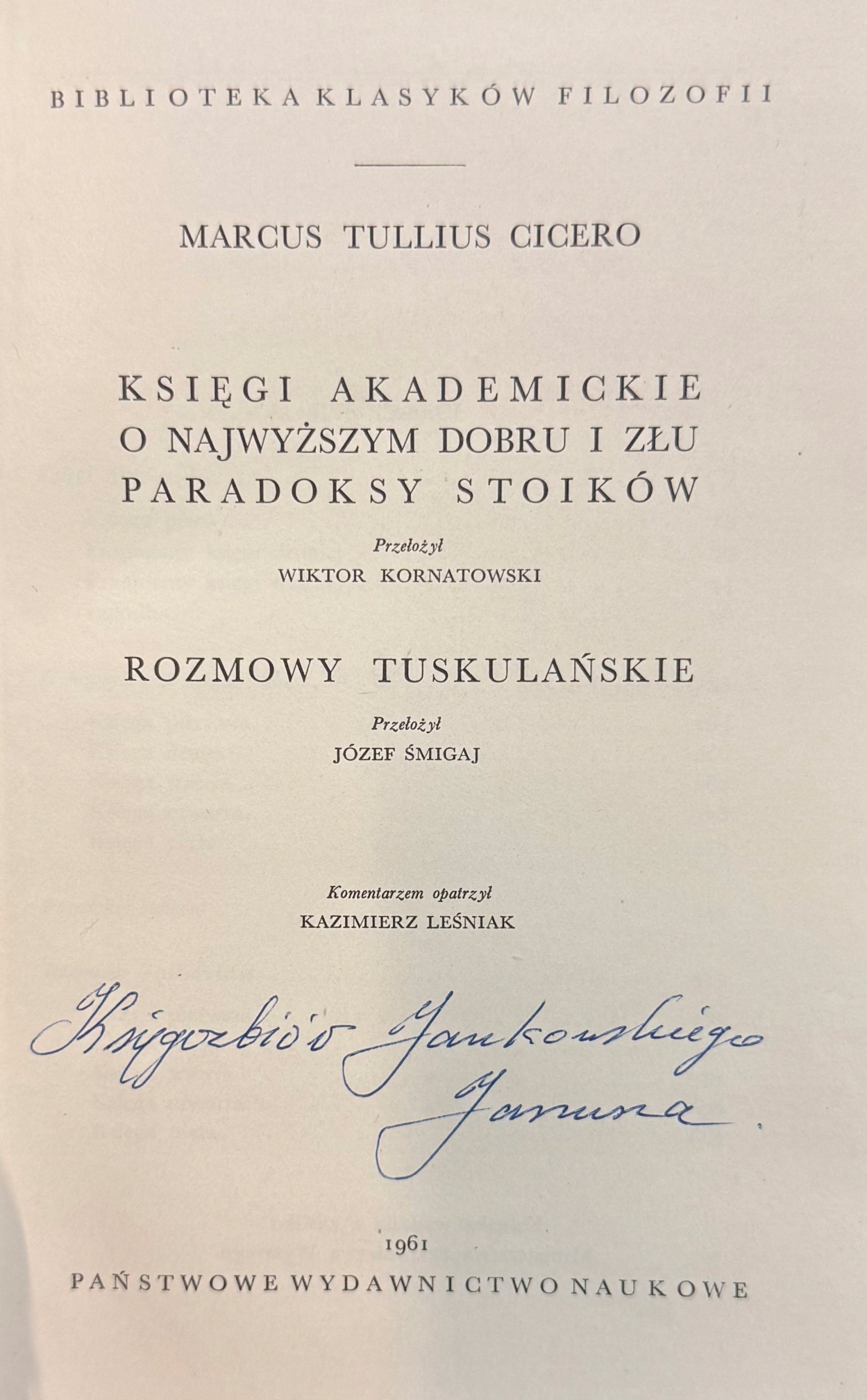 Cyceron pisma filozoficzne [T. 1-4 KOMPLET][wydanie w luksusowej oprawie]