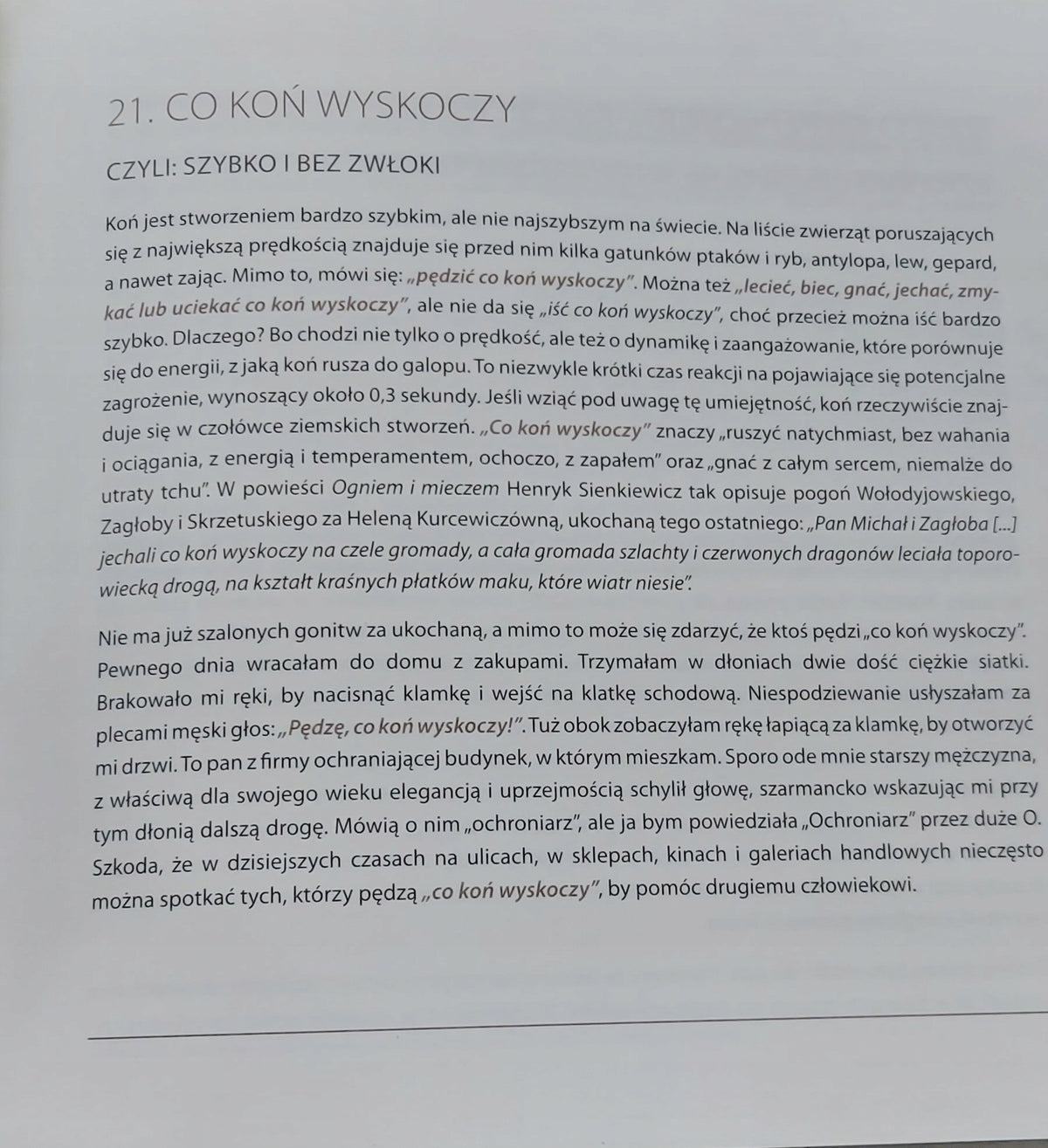 Koń jaki jest każdy widzi Zbiór konizmów Ula Kowalczuk