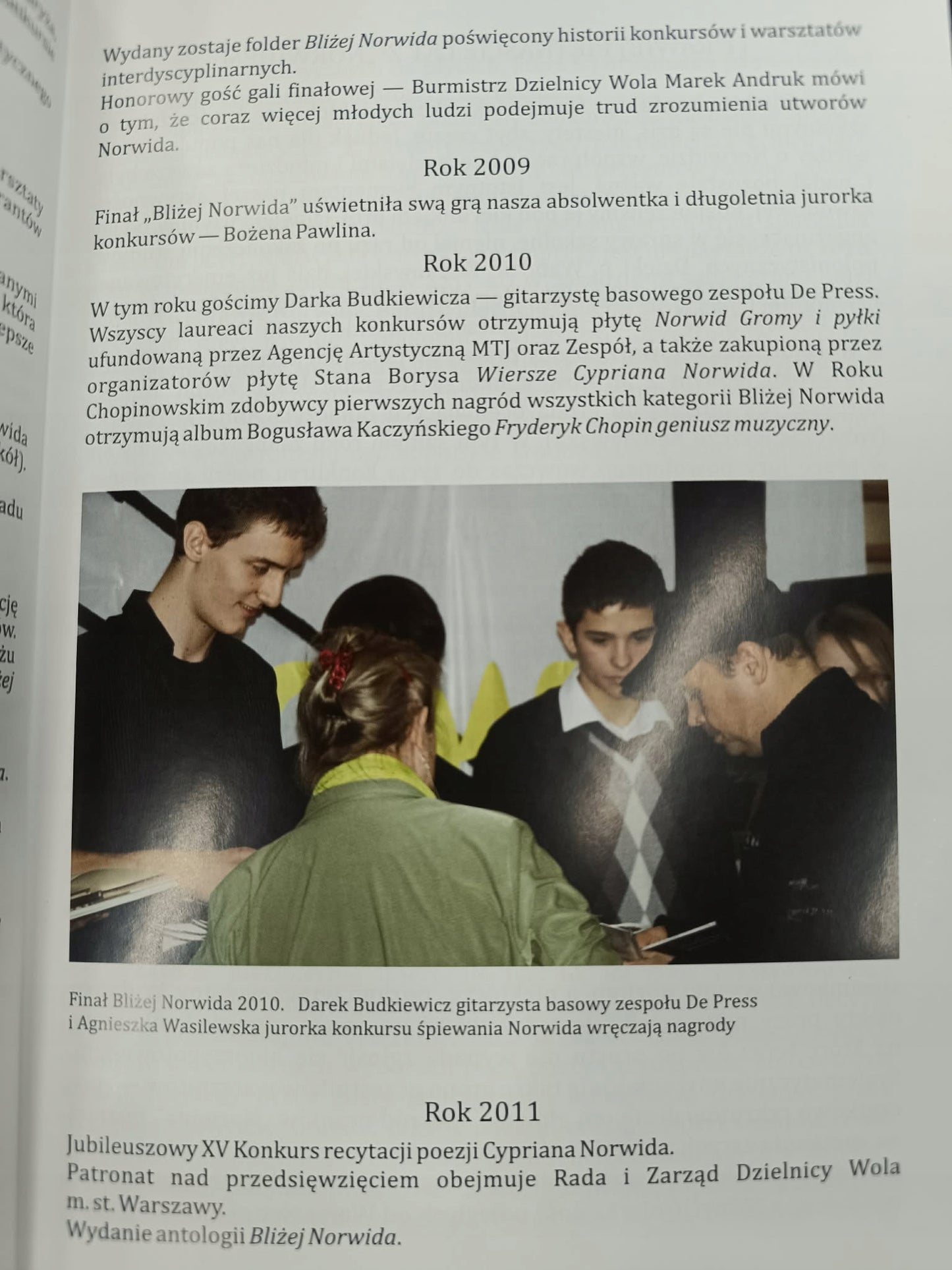 Bliżej Norwida, Antologia utworów Cypriana Norwida