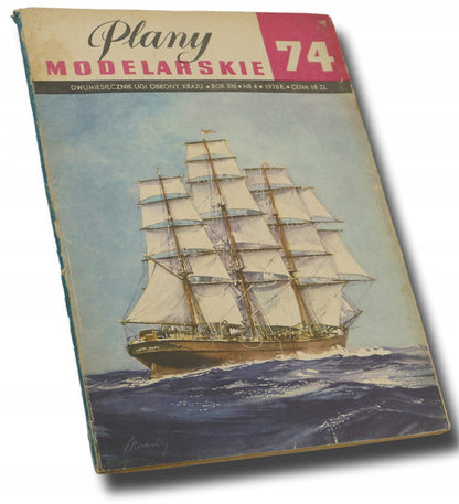 Plany modelarskie nr 4 [74]. Dwumiesięcznik Ligi Obrony Kraju [1976]