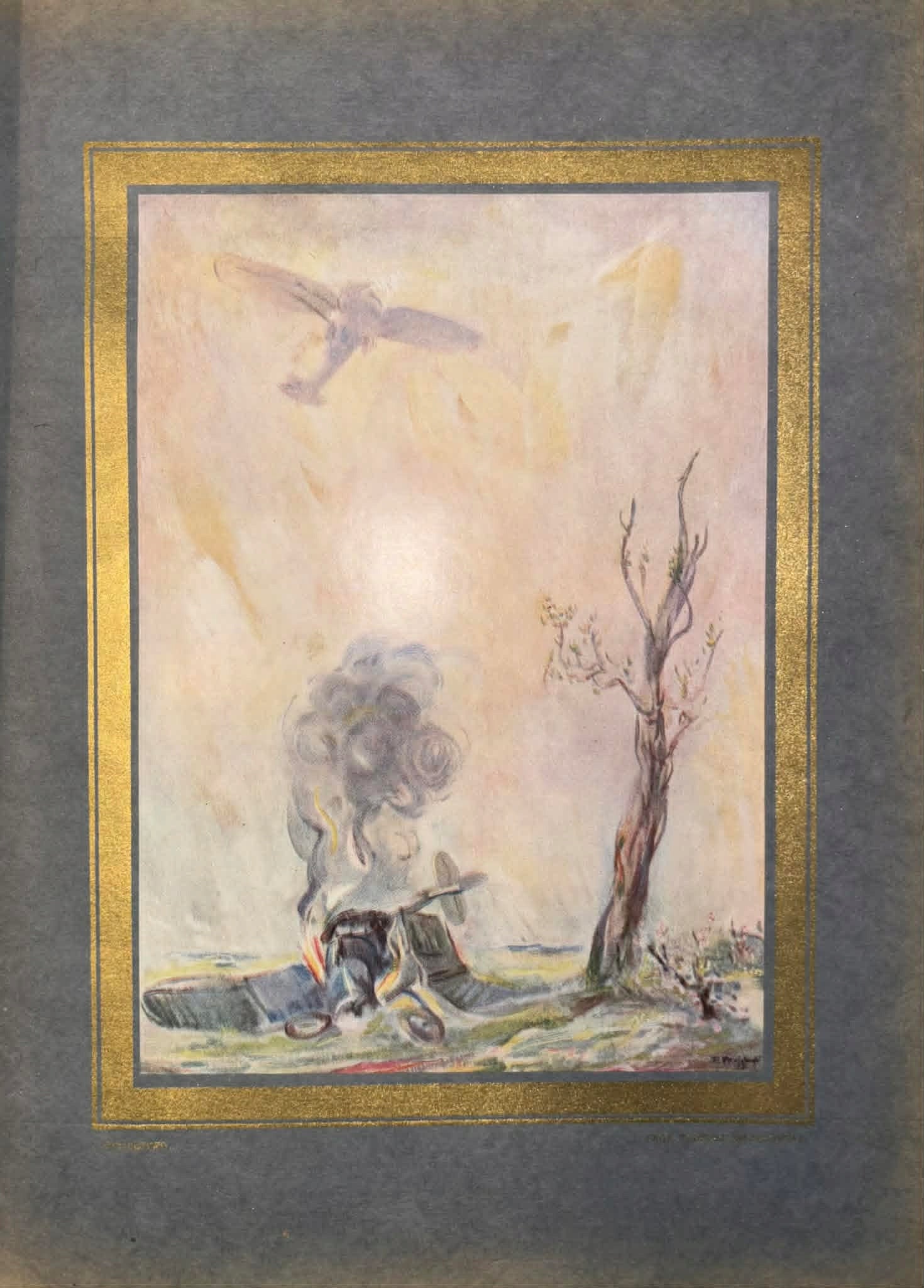 Ku czci poległych lotników [drzeworyty S. Ostoi-Chrostowskiego] [1933]