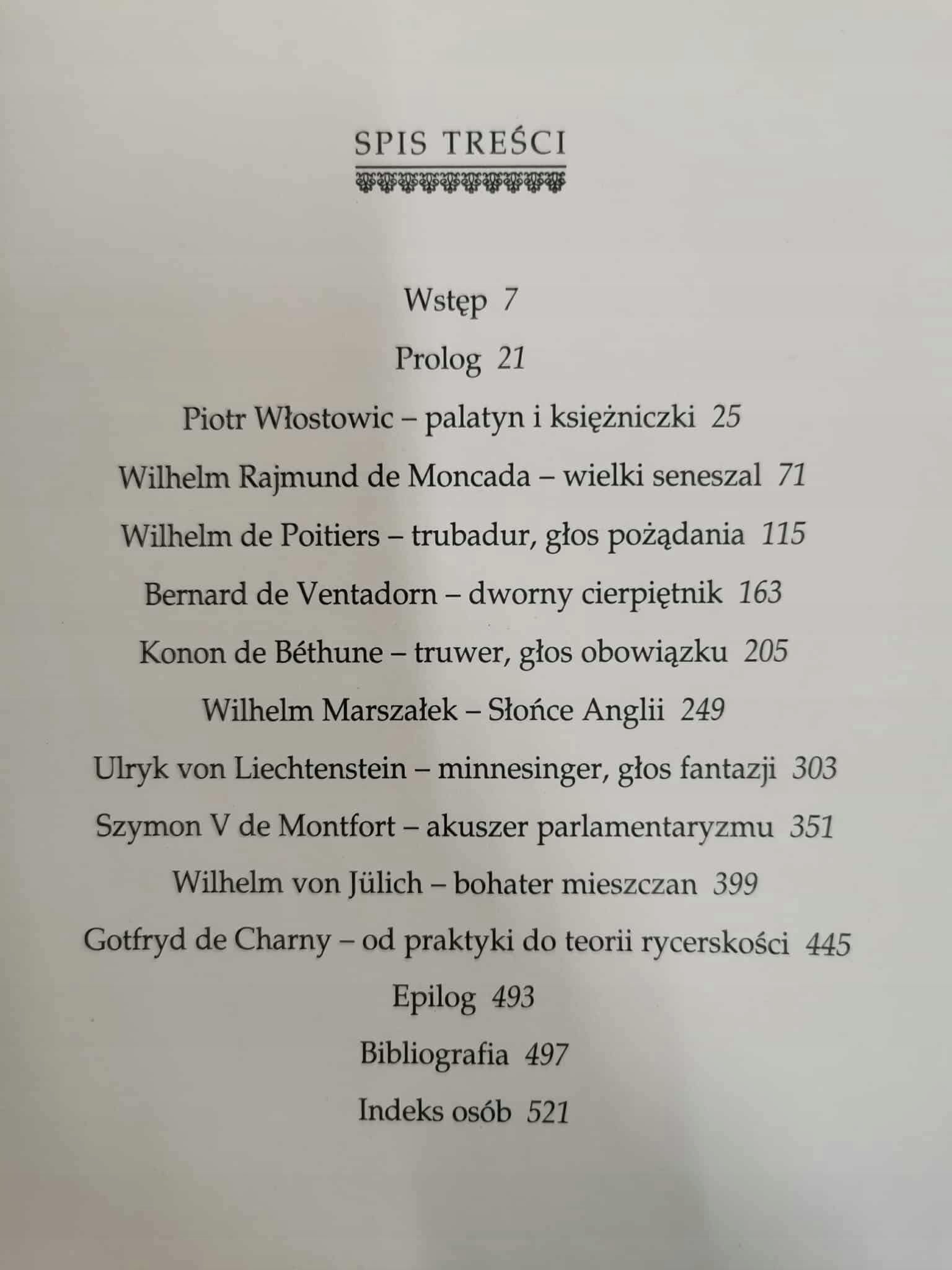 Słynni rycerze europy. Rycerze w służbie dam i dworu, D. Piwowarczyk