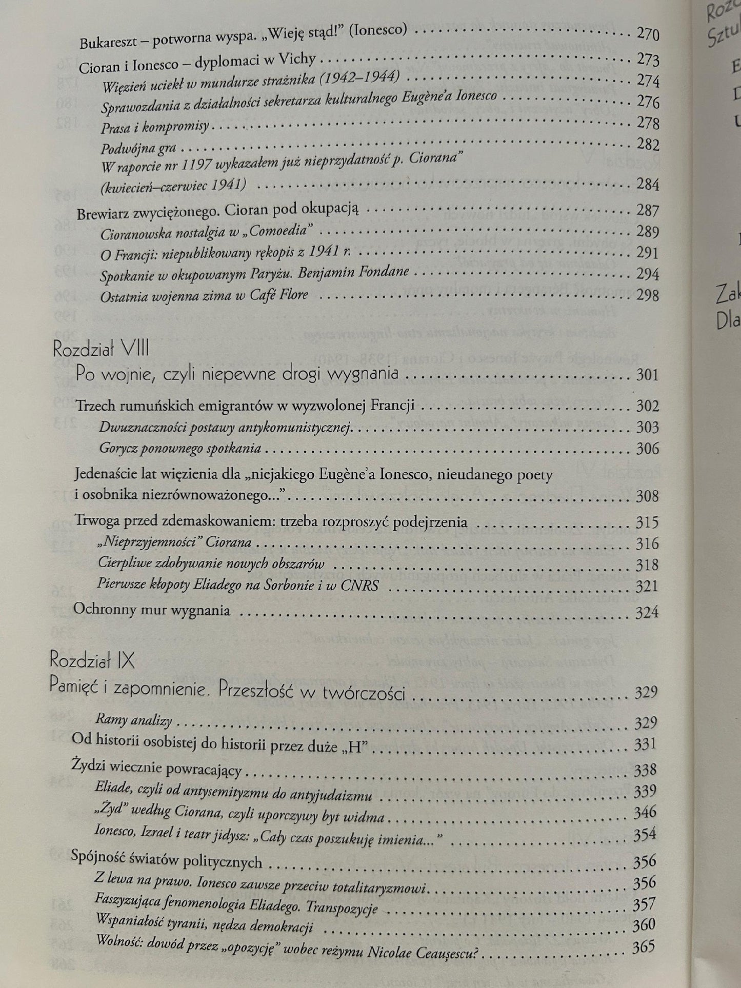 Cioran, Eliade, Ionesco: o zapominaniu faszyzmu - A. Laignel-Lavastine