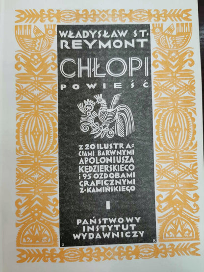 Chłopi t. 1-2, W. Reymont
