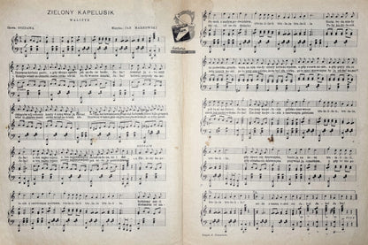 Zielony kapelusik [okładka Z. Kosmowski][1942]