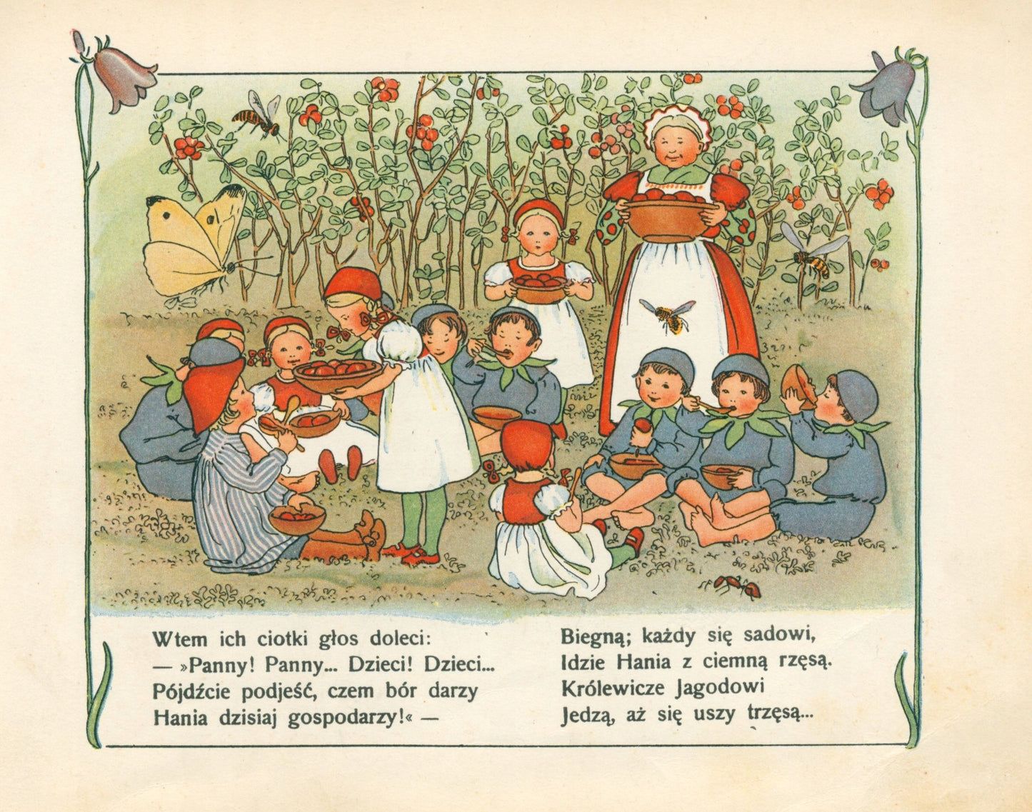 Na jagody! Książeczka leśna przez Marję Konopnicką [WYDANIE II 1913]