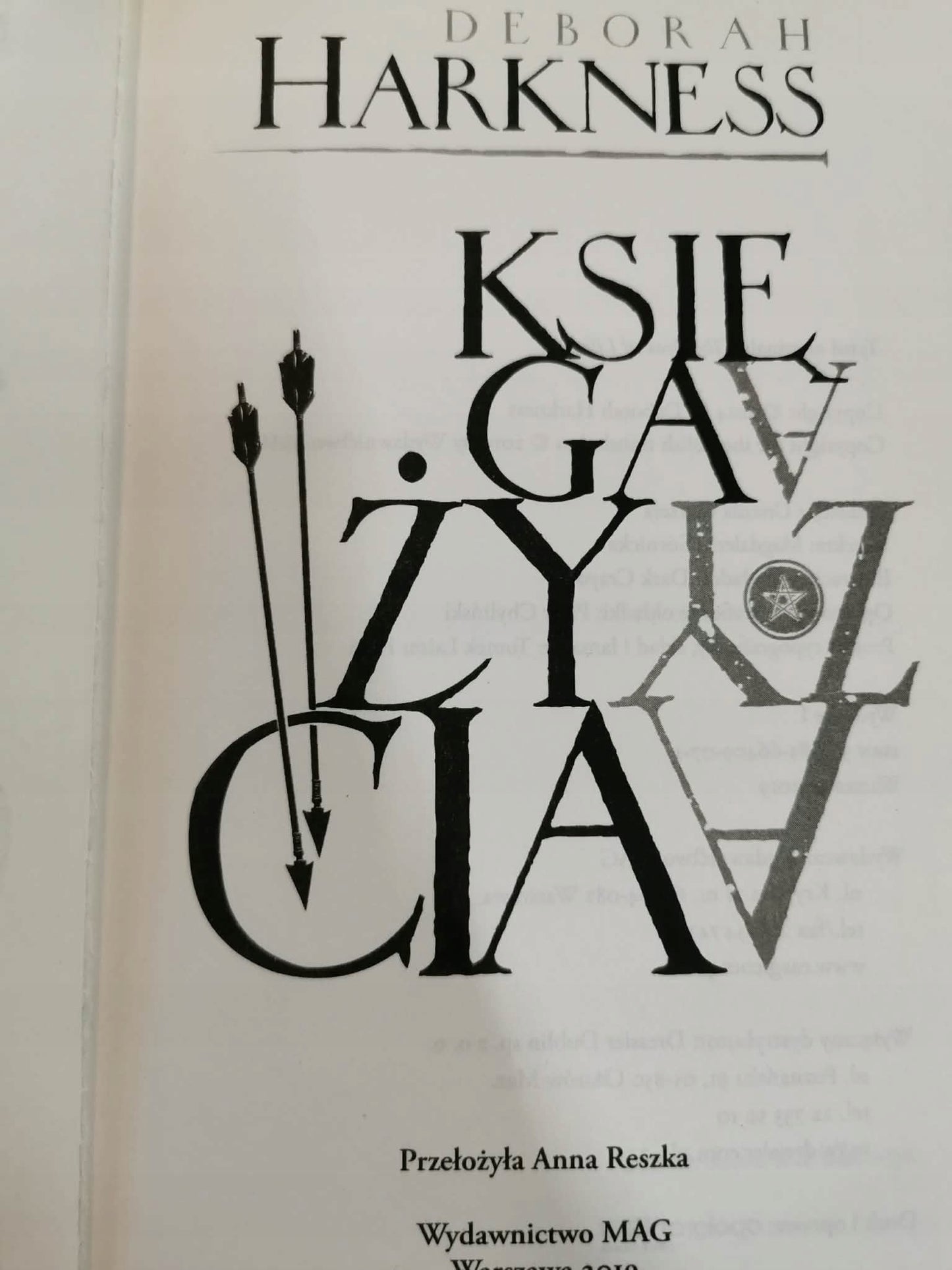 Cień Nocy / Księga życia / Księga czarownic, Deborah Harkness