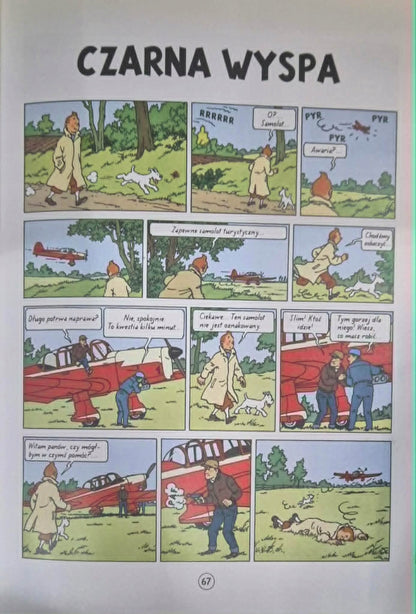 Przygody TinTina Pęknięte ucho, Czarna wyspa, Berło Ottokara Hergé