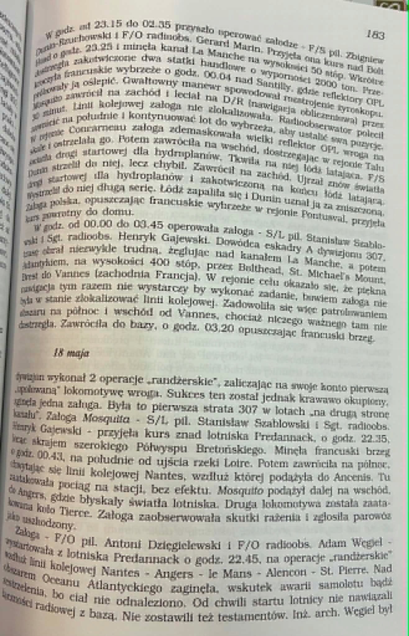 Przez ciemnię nocy Andrzej R. Janczak Dzieje 307 Nocnego Dywizjonu