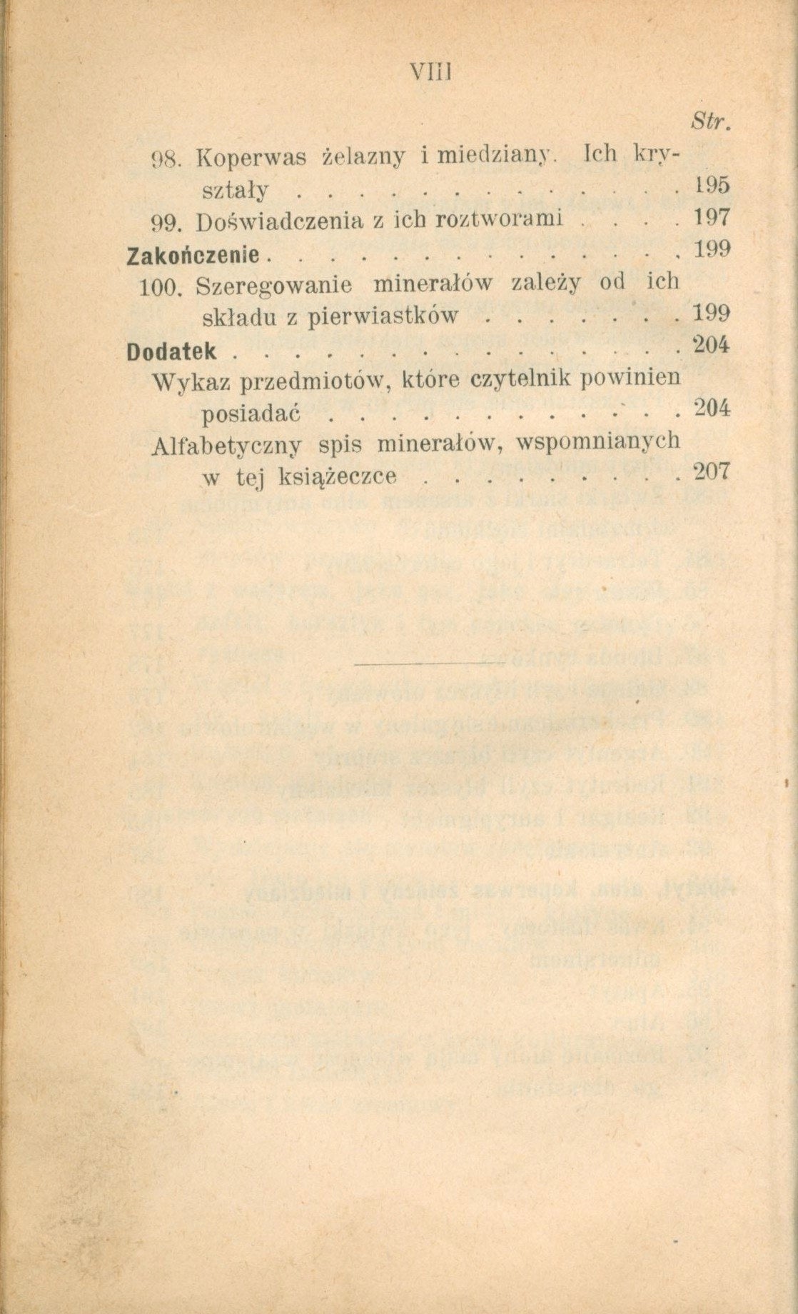 Mineralogia, Peters F. Karol [Warszawa 1904]