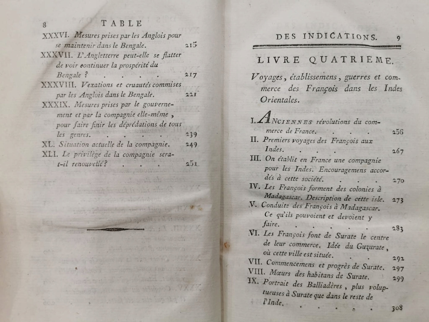 Historie philosophique et politique, t. II, Guillaume T. Raynal [c. 1780]