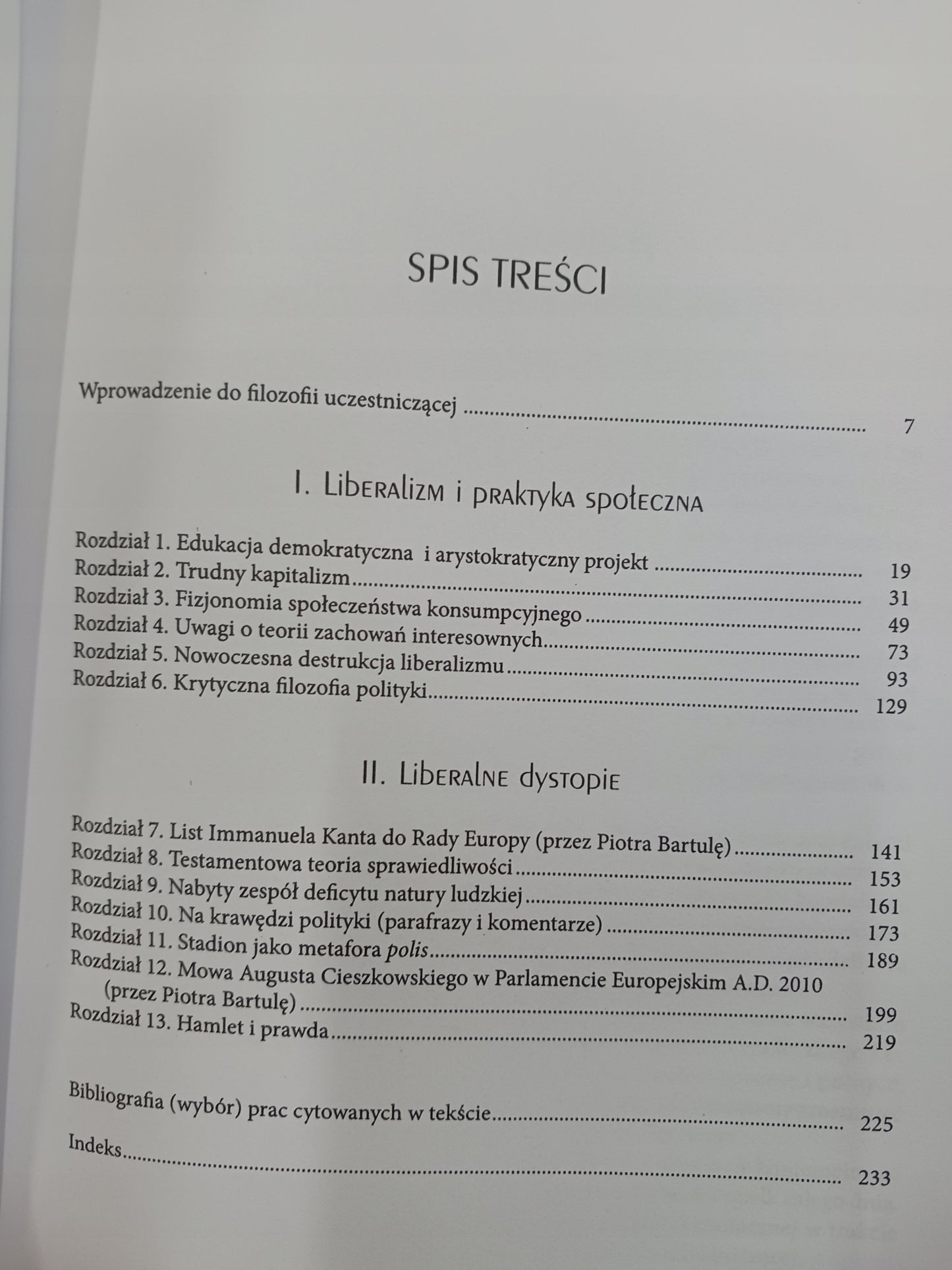 Liberalizm u kresu historii Piotr Bartula