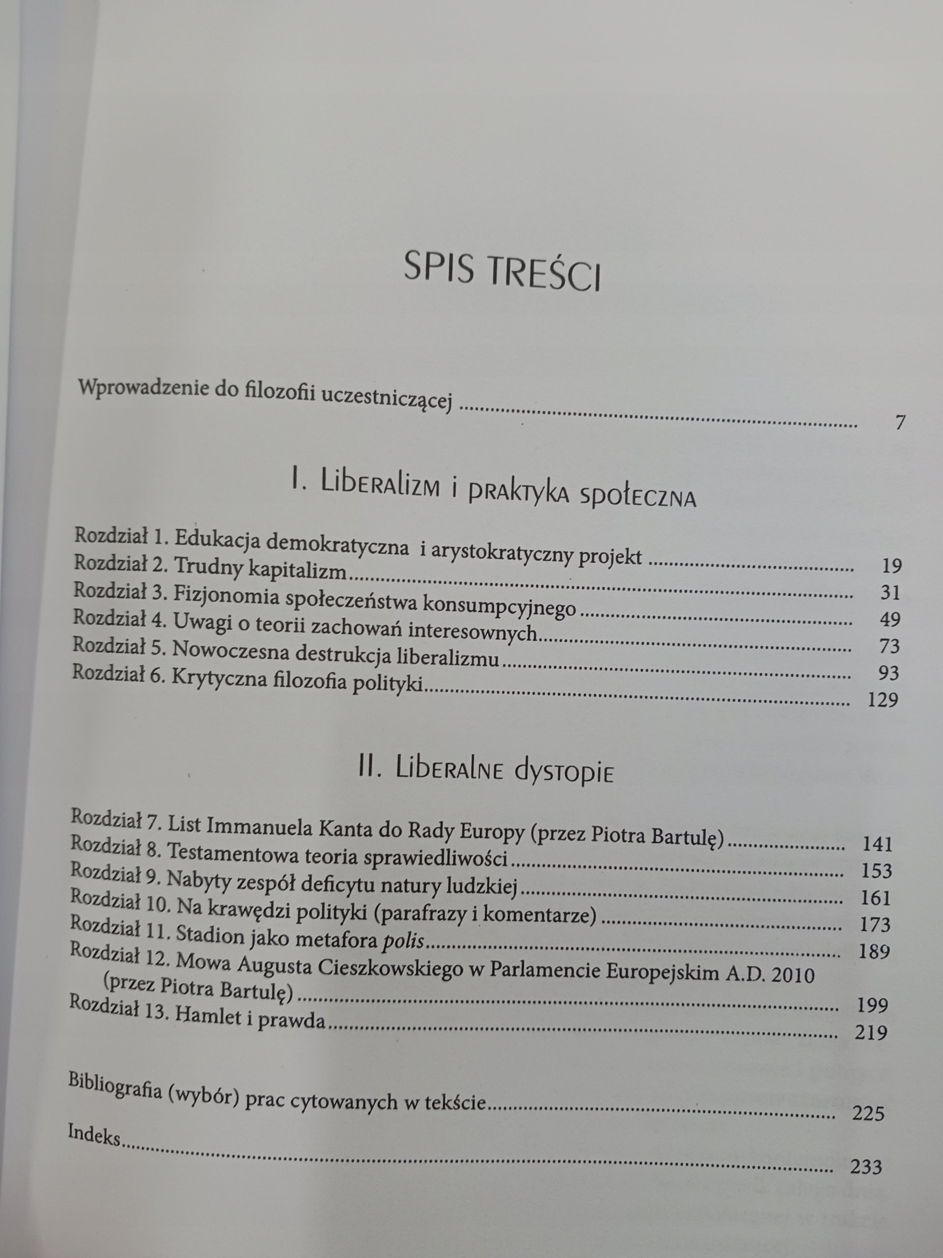 Liberalizm u kresu historii Piotr Bartula