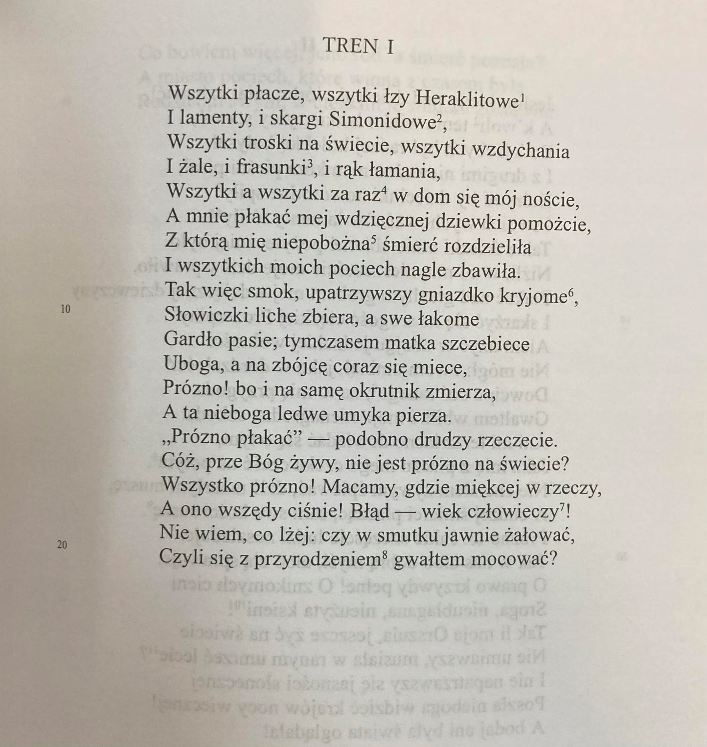 DZIEŁA WYBRANE FRASZKI PIEŚNI - ZIELONA SOWA JAN KOCHANOWSKI