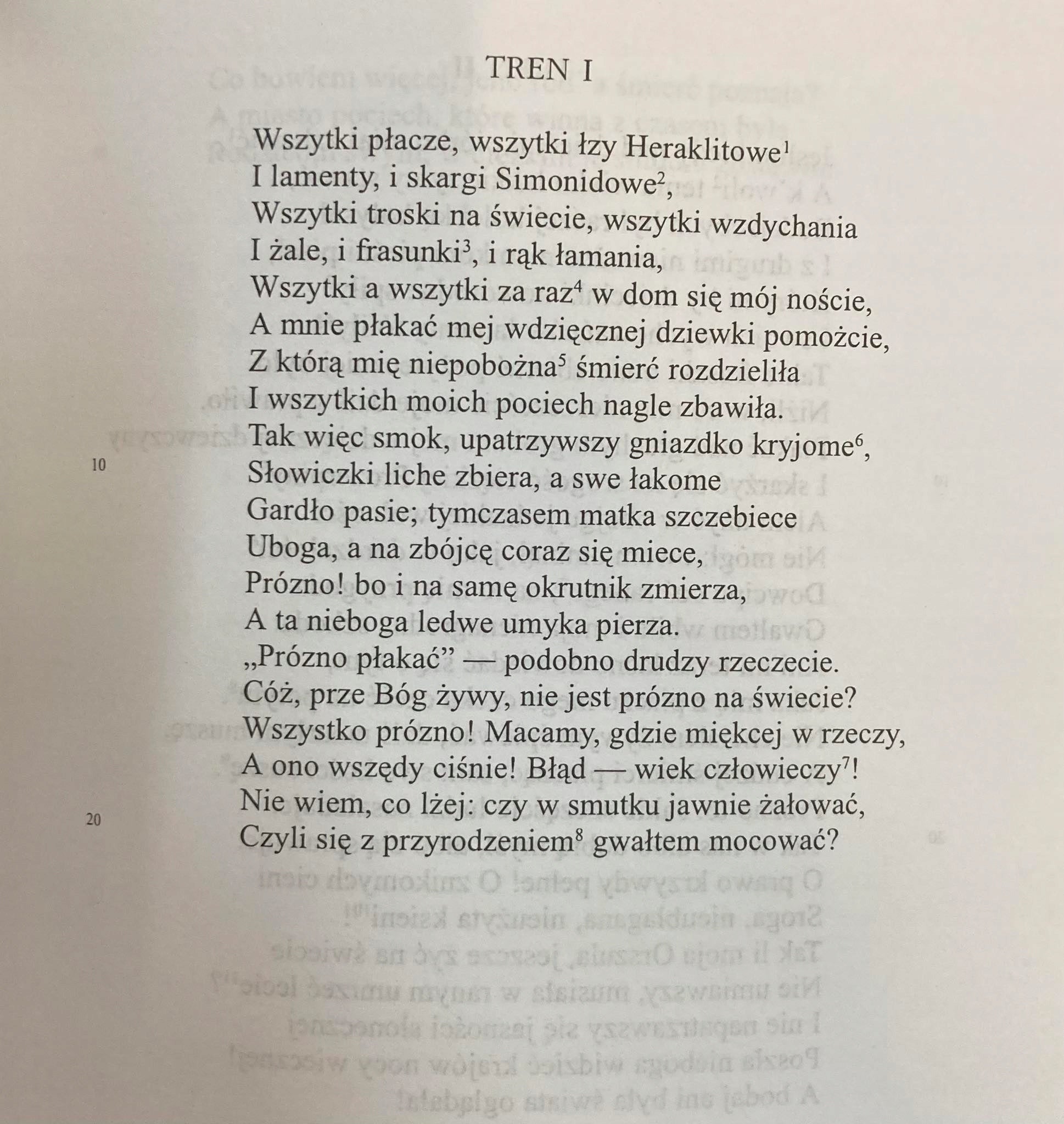 DZIEŁA WYBRANE FRASZKI PIEŚNI - ZIELONA SOWA JAN KOCHANOWSKI