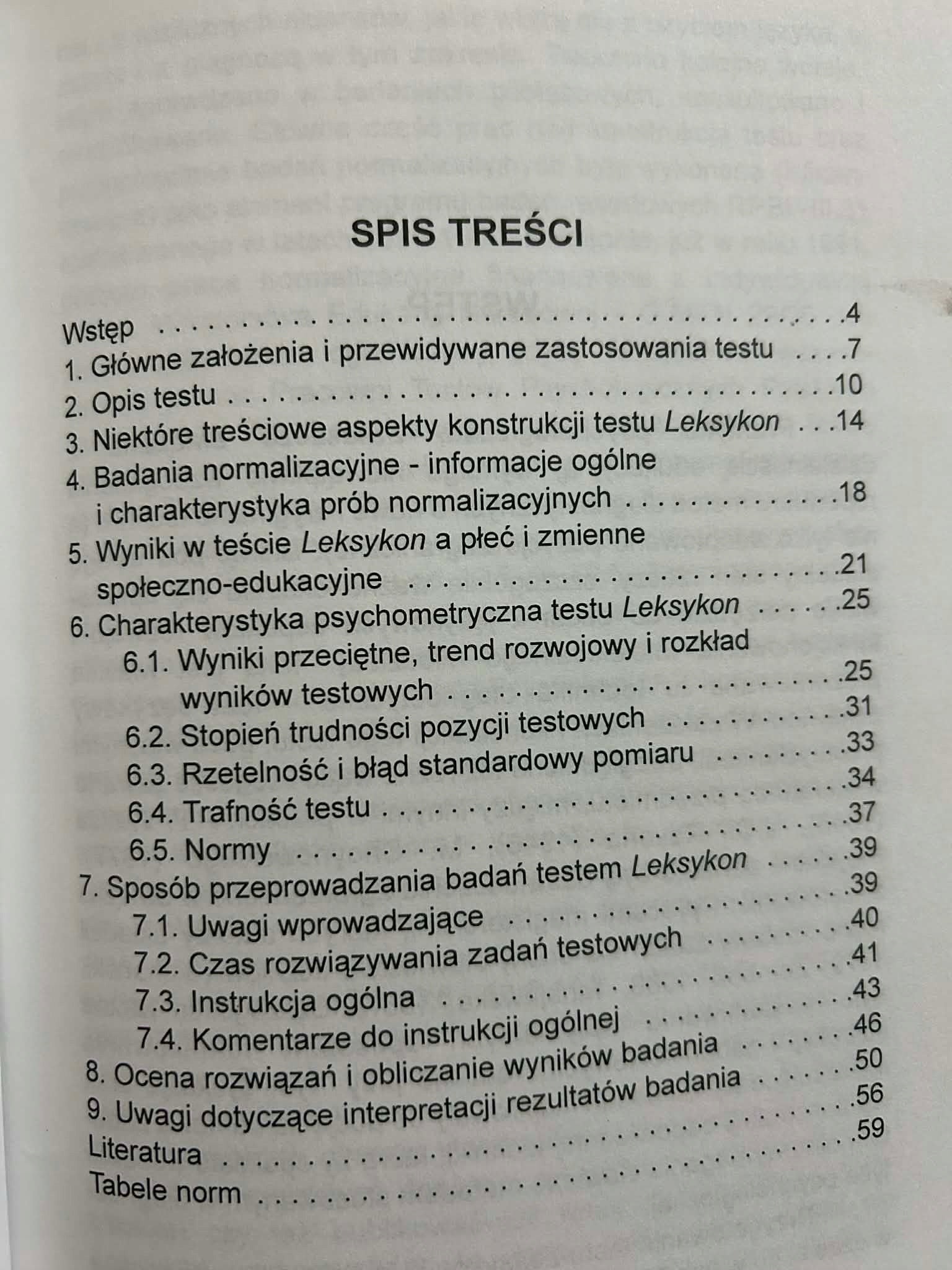 Test językowy Leksykon - Andrzej Jurkowski