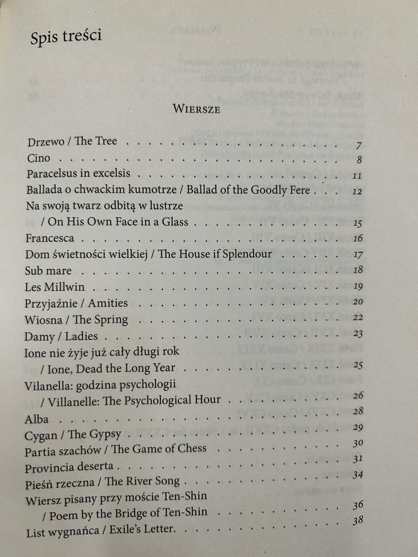 Wiersze, poematy i Pieśni Ezra Pound