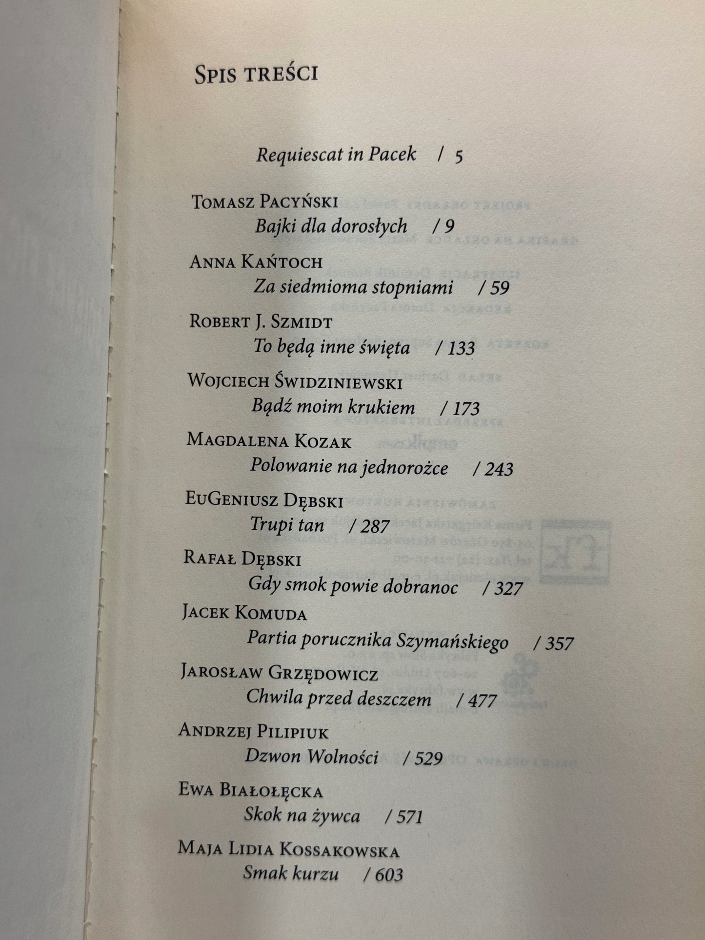 Bajki dla dorosłych Tomasz Pacyński i inni