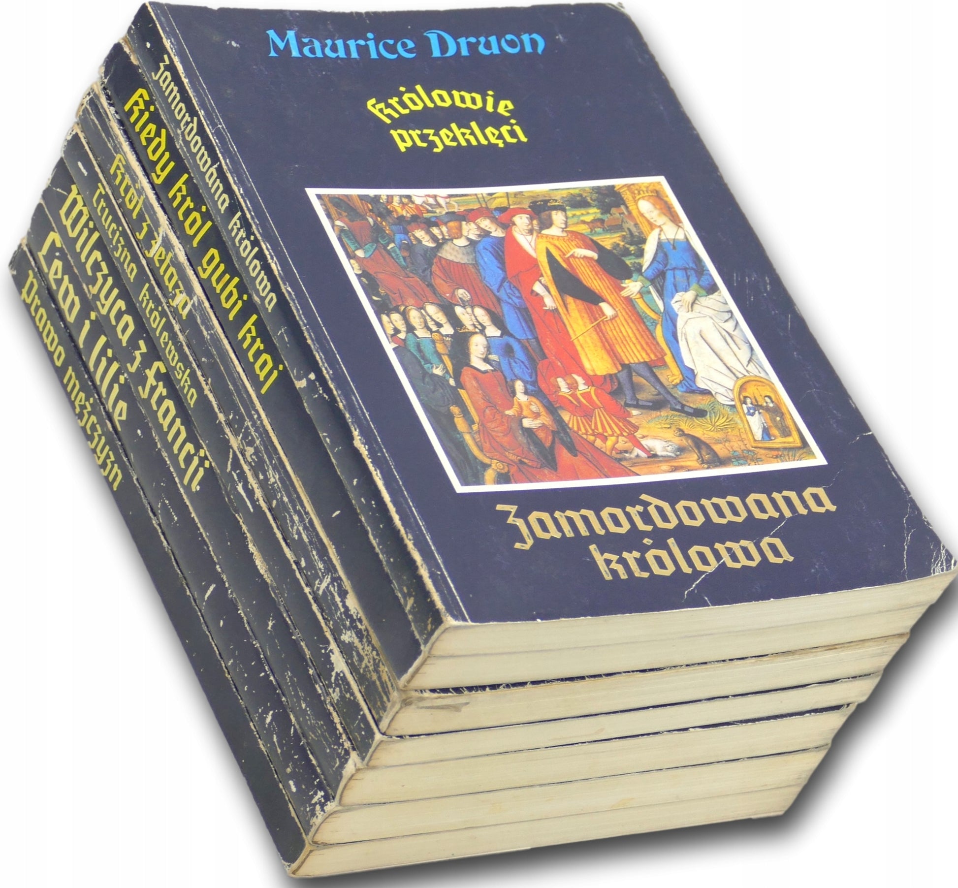 Maurice Druon, Królowie przeklęci Tom 1-7 [komplet] Król z żelaza...