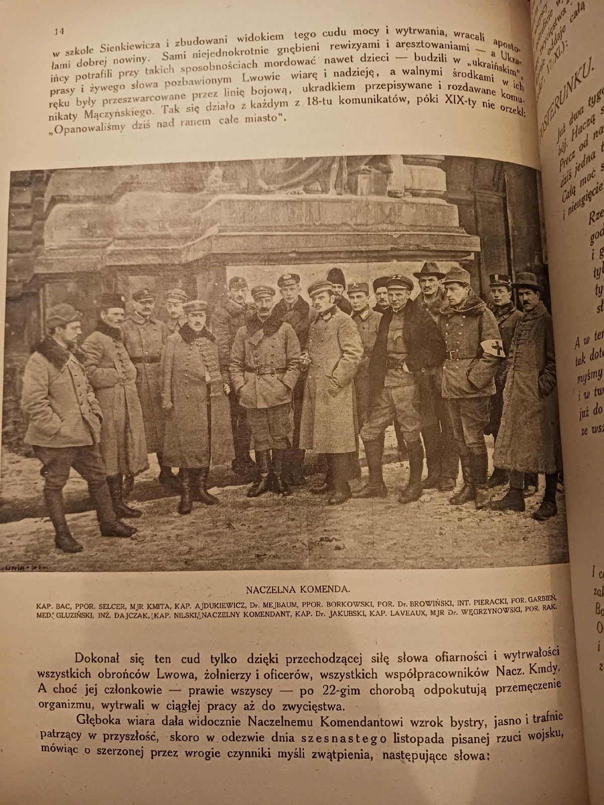 Listopad 1-22 XI 1918 we Lwowie J. Dunin-Wąsowicz
