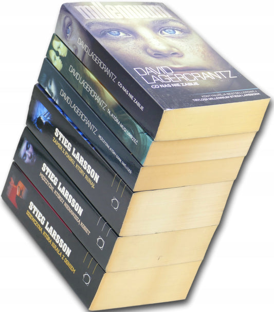 Saga Millenium komplet 6 książek S. Larssona i D. Lagercrantza