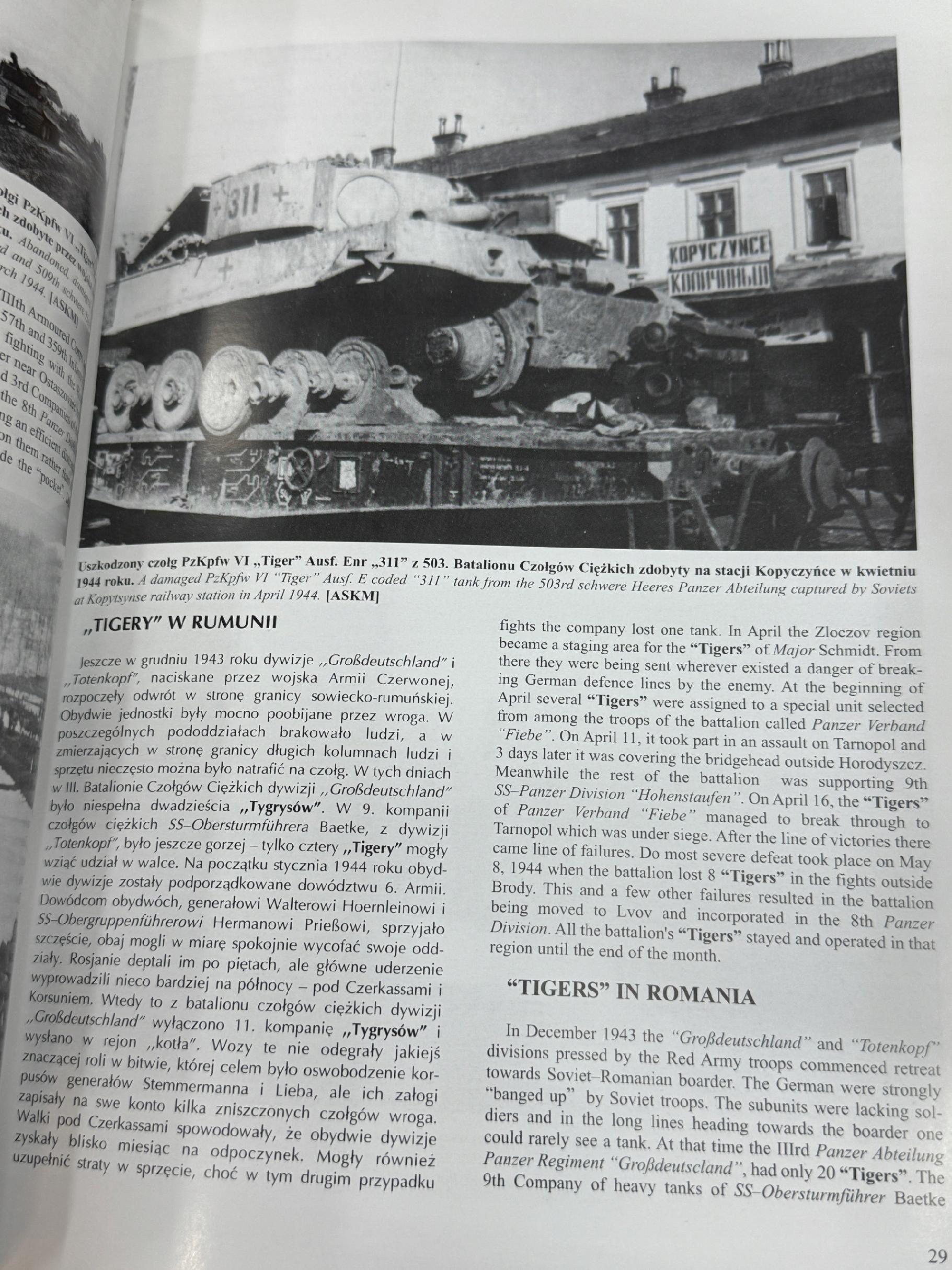 Tiger w akcji 1944 Militaria 252 Tank Power vol. XXVIII Jacek Solarz