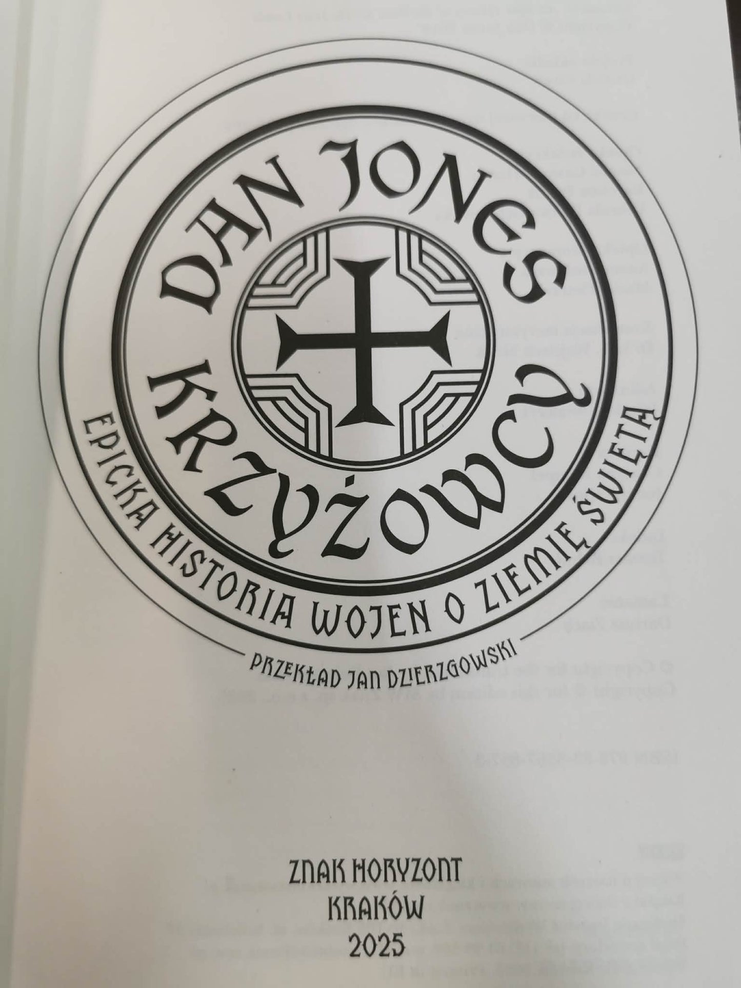Krzyżowcy, Dan Jones