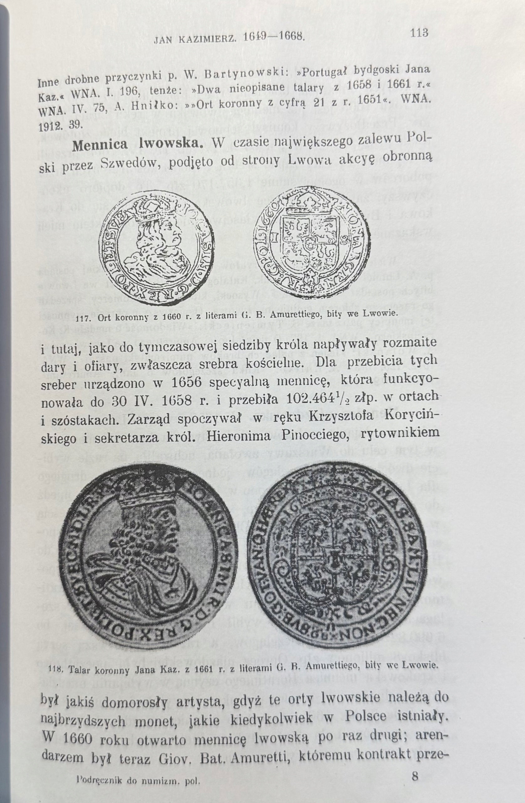 Podręcznik numizmatyki polskiej Dr M. Gumowski [Reprint z 1914 r.]