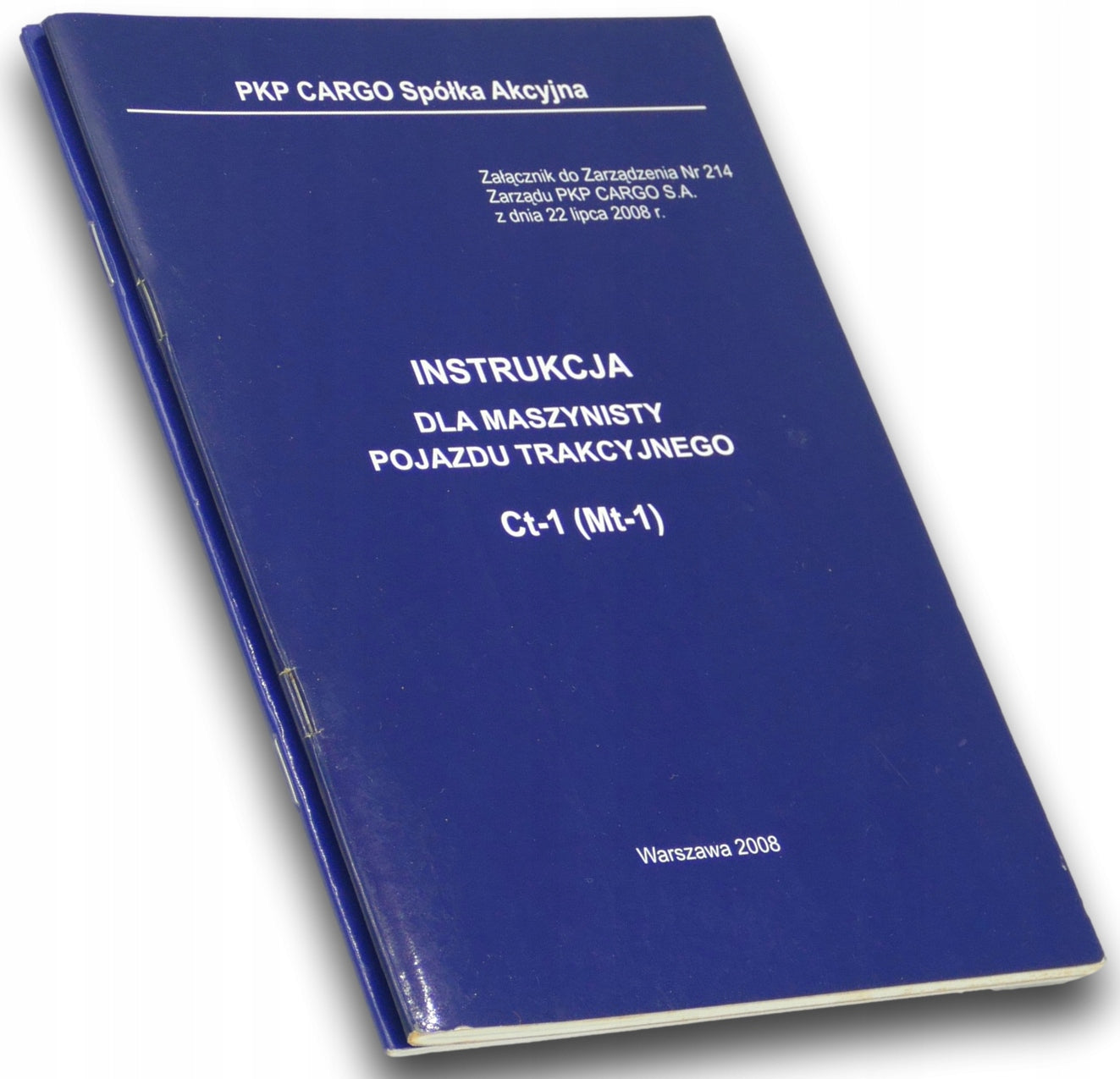 Instrukcja dla maszynisty pojazdu trakcyjnego [Ct-1, Ct-2][PKP CARGO]