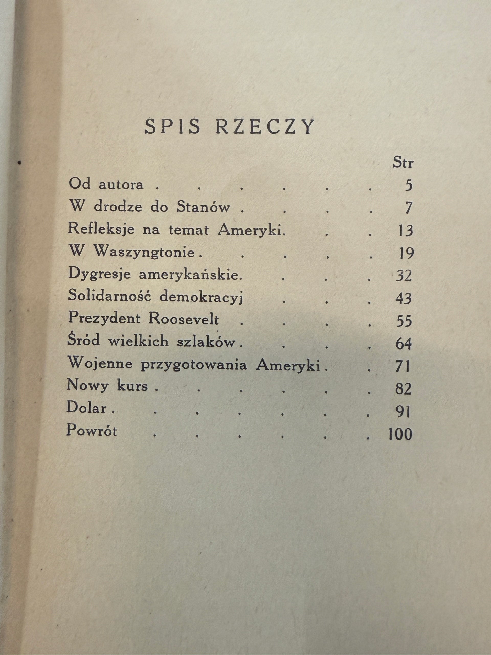 Listy z ameryki Roosevelta Konrad Wrzos [1949 r.]