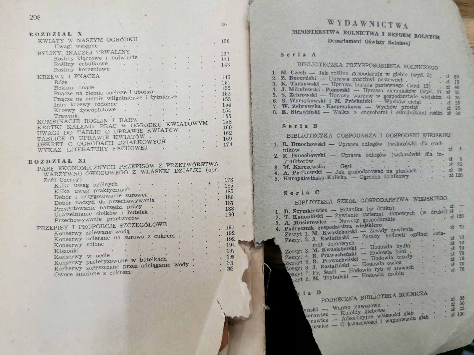 Ogródek Działkowy, inż. M. Kuropatwińska - Kalicka [1947]