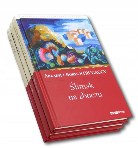 Zestaw 3 książek Praca zbiorowa Ślimak na zboczu, Kolejka, Romans z kokainą