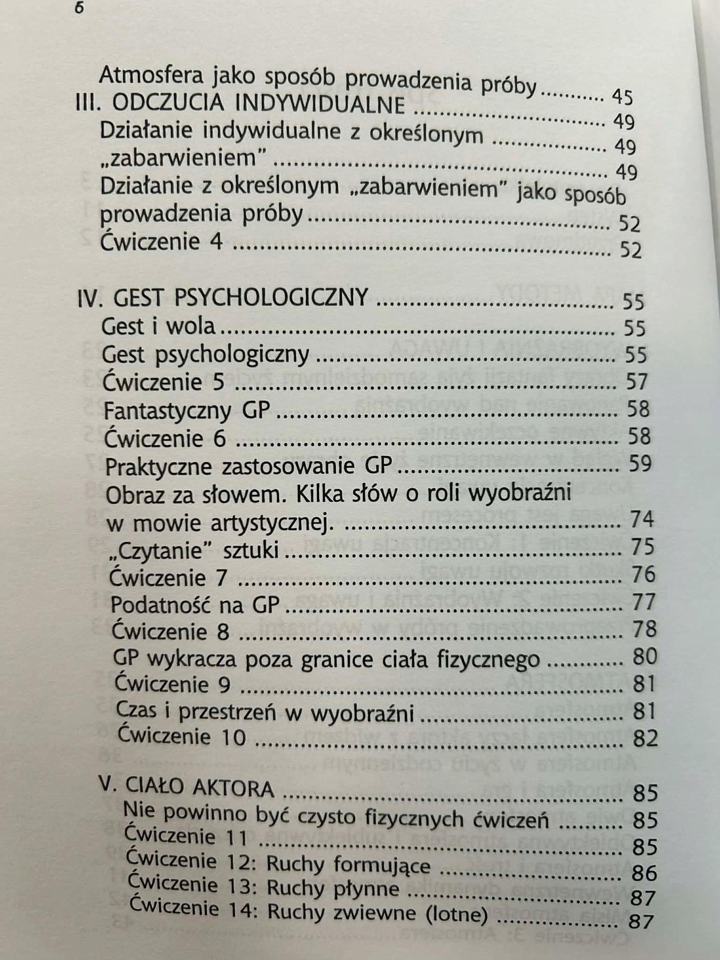 O technice aktora - Michaił A. Czechow