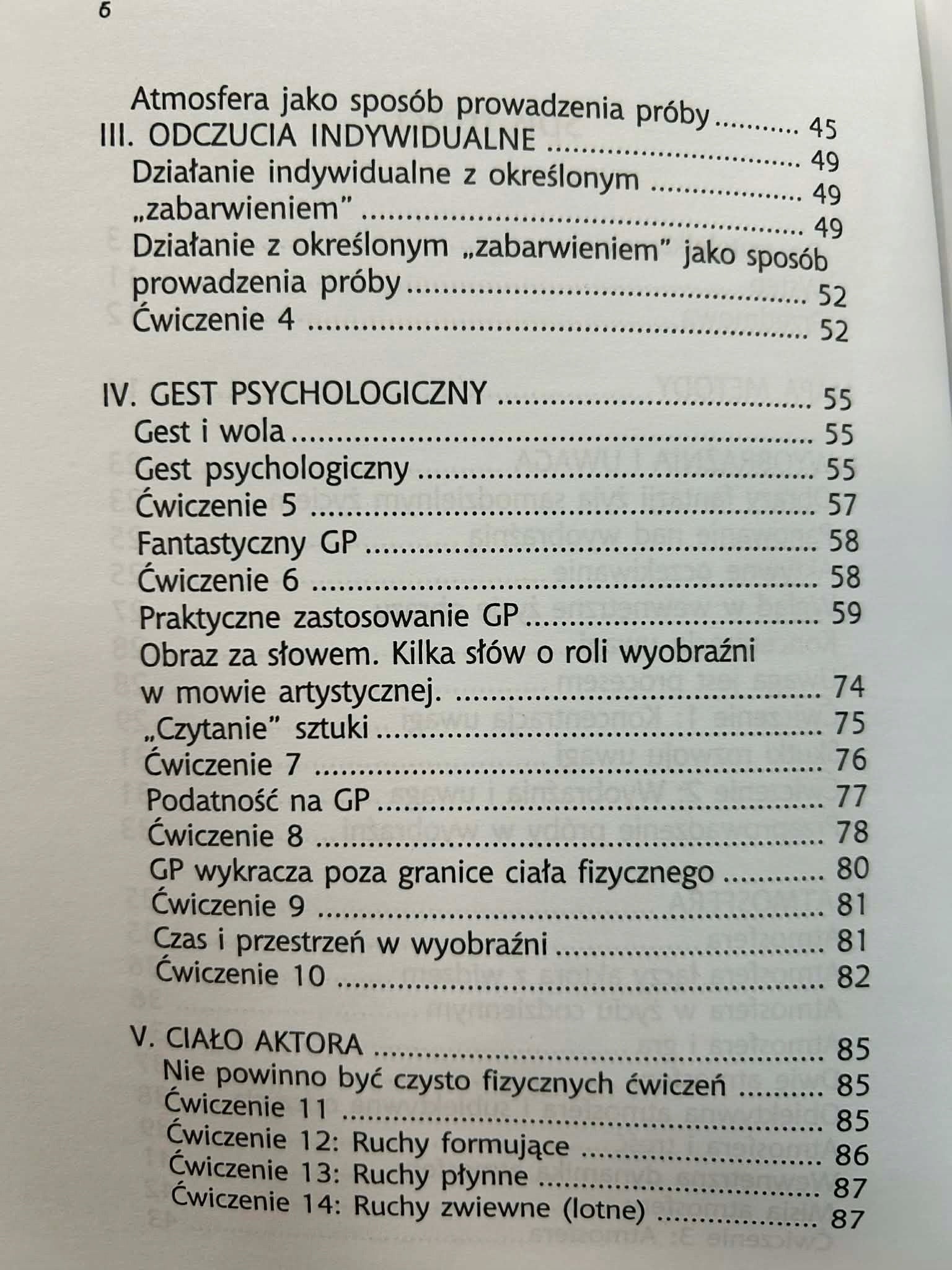 O technice aktora - Michaił A. Czechow