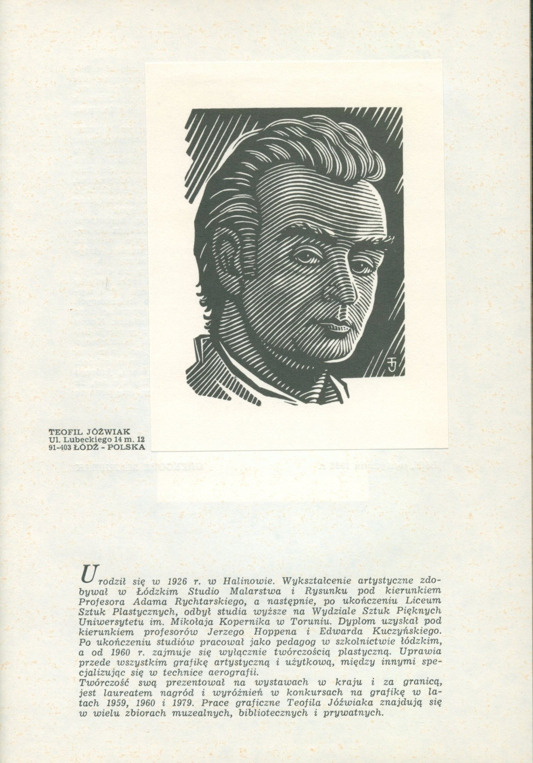 (z podpisami autora) Exlibrisy T. Jóźwiaka, t. I - IV (komplet) [Łódź 1988]
