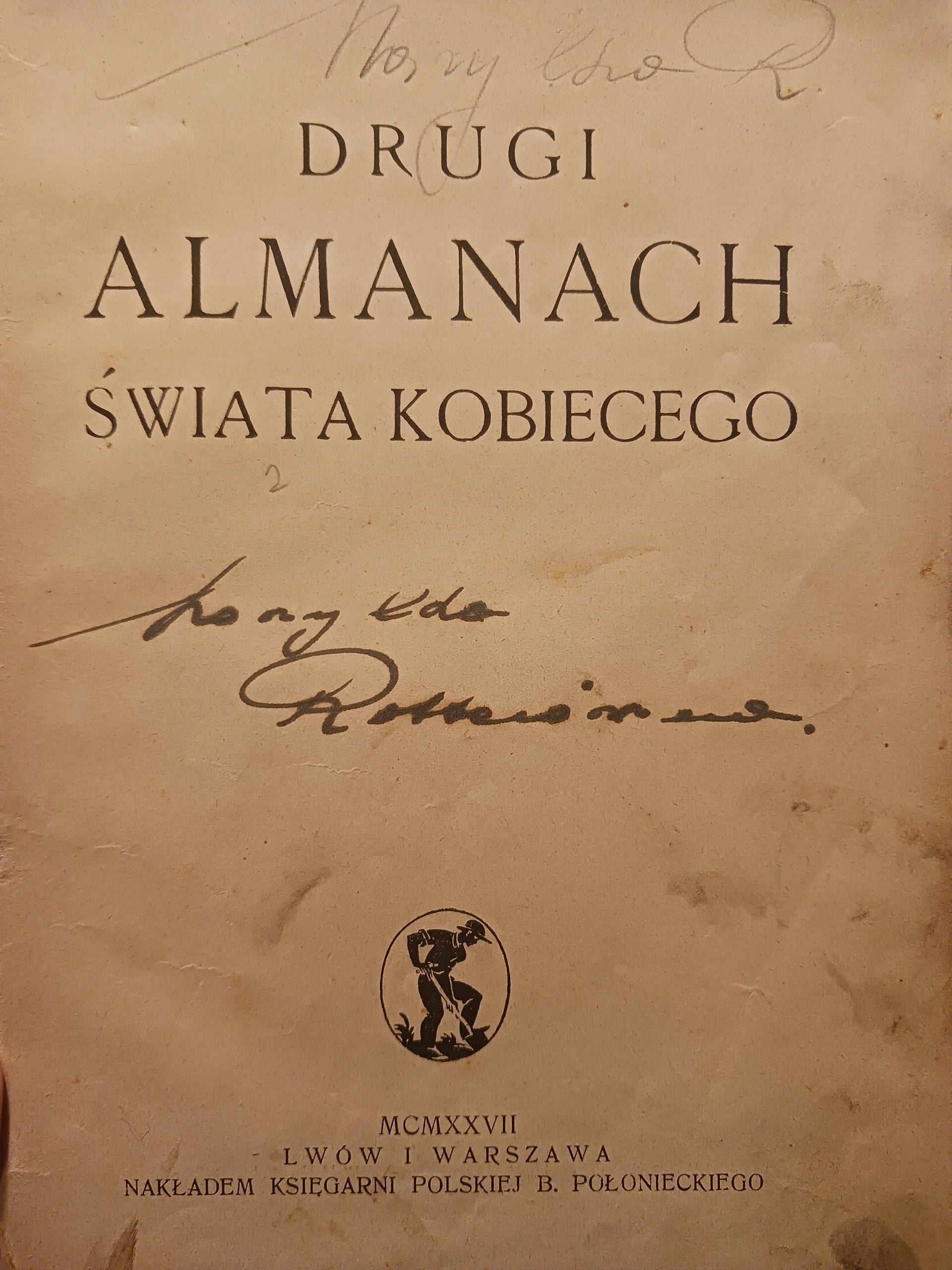 Drugi Almanach Świata Kobiecego Praca zbiorowa [Wydanie z roku 1927]