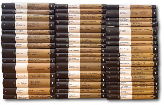 BIBLIOTEKA II WOJNY ŚWIATOWEJ Zestaw 49 książek