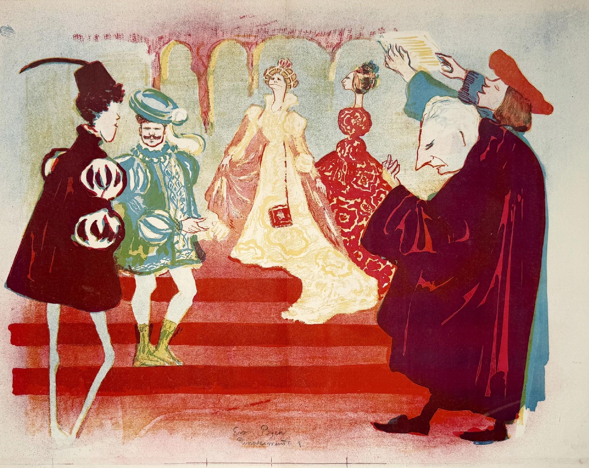 Teka Melpomeny. Autolitografie Komplet [Kraków 1904][rzadkie]
