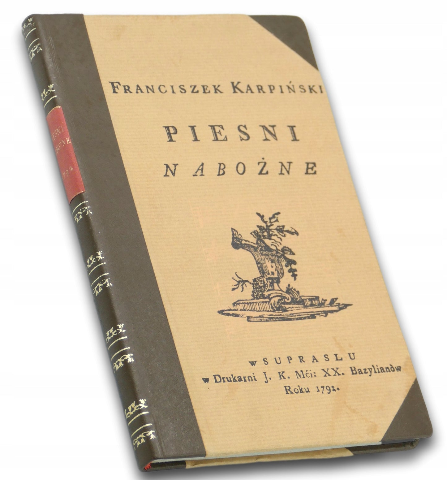 Pieśni nabożne Franciszek Karpiński [reprint z roku 1792]