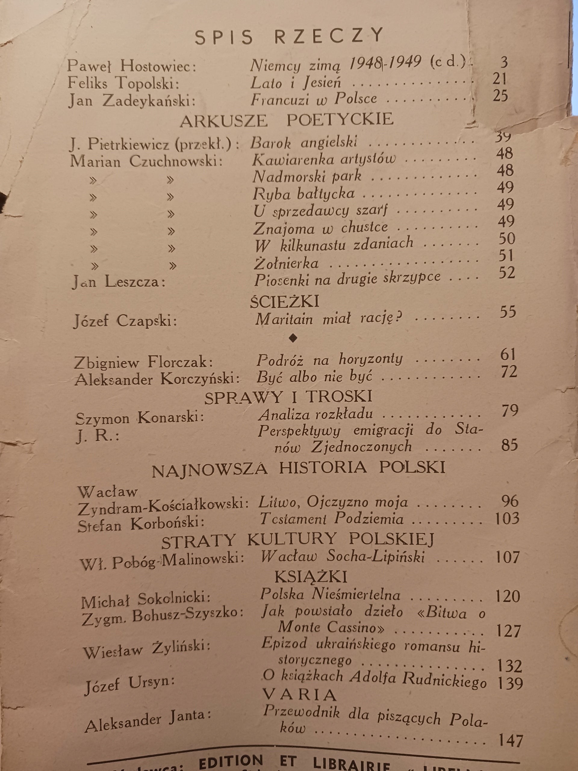 Kultura. Szkice, opowiadania, sprawozdania Nr 3/20 [Paryż 1949]