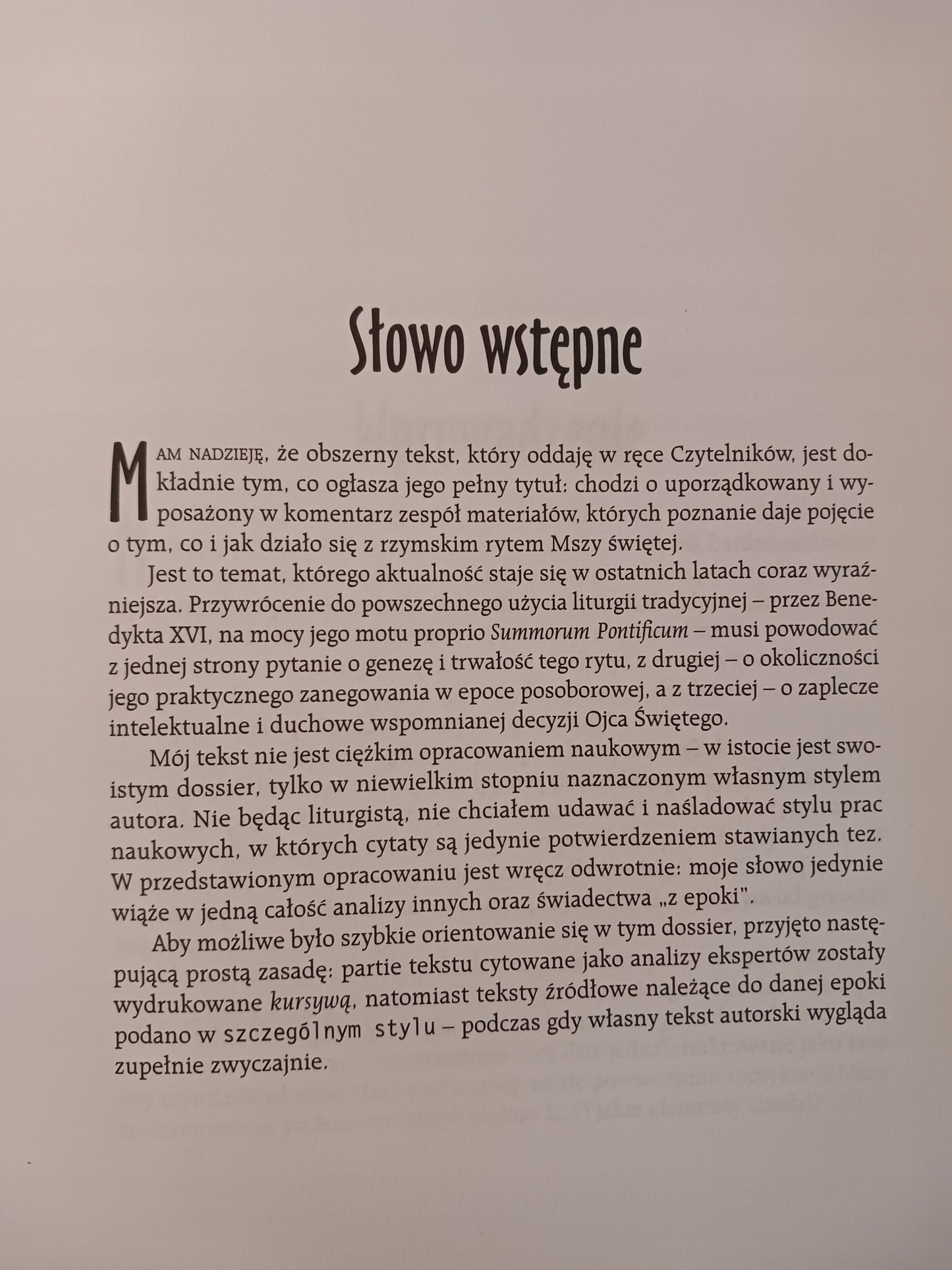 Historia Mszy Paweł Milcarek