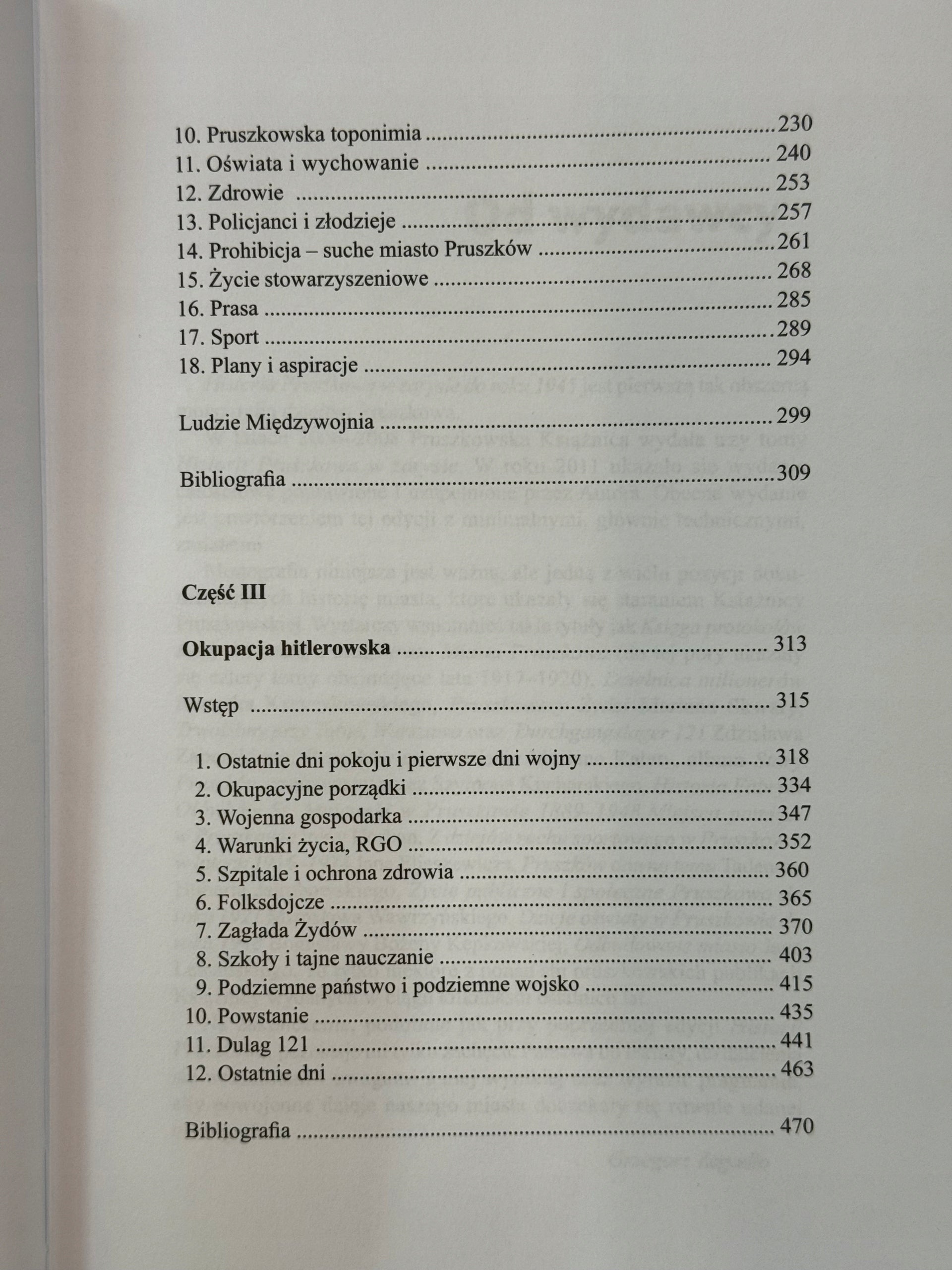 Historia Pruszkowa do roku 1945 Marian Skwara