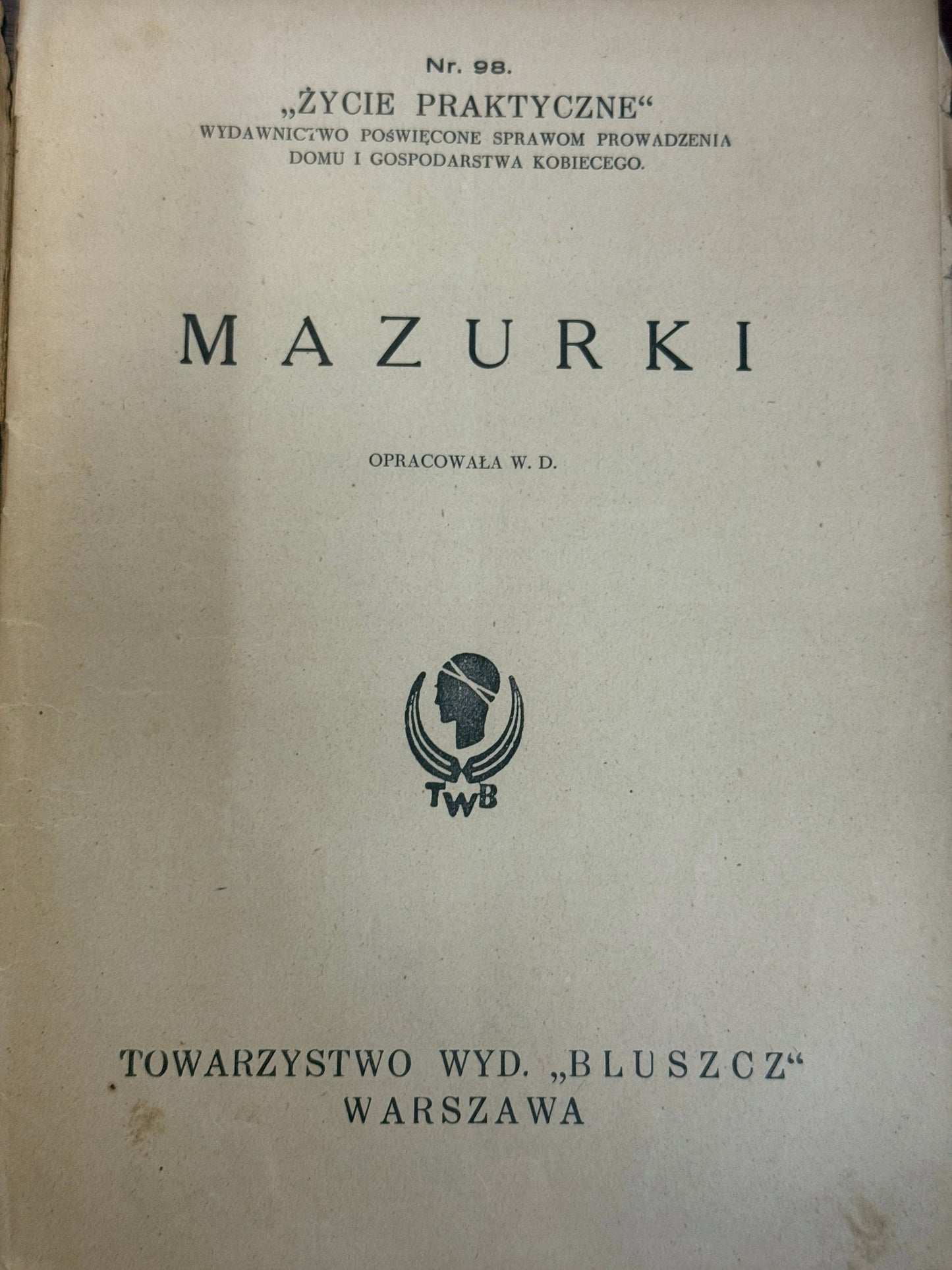 Mazurki Dobrzańska Wanda [1932]
