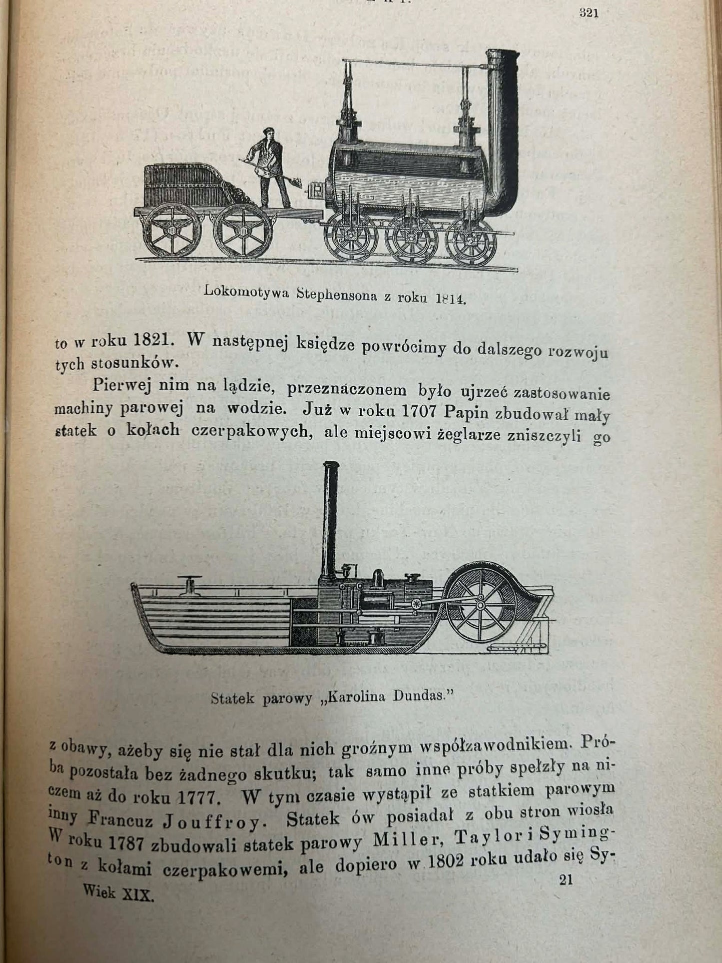 Wiek XIX Obraz ważniejszych wypadków... Tom 1-2 1895 r. oprawa J.F. Puget