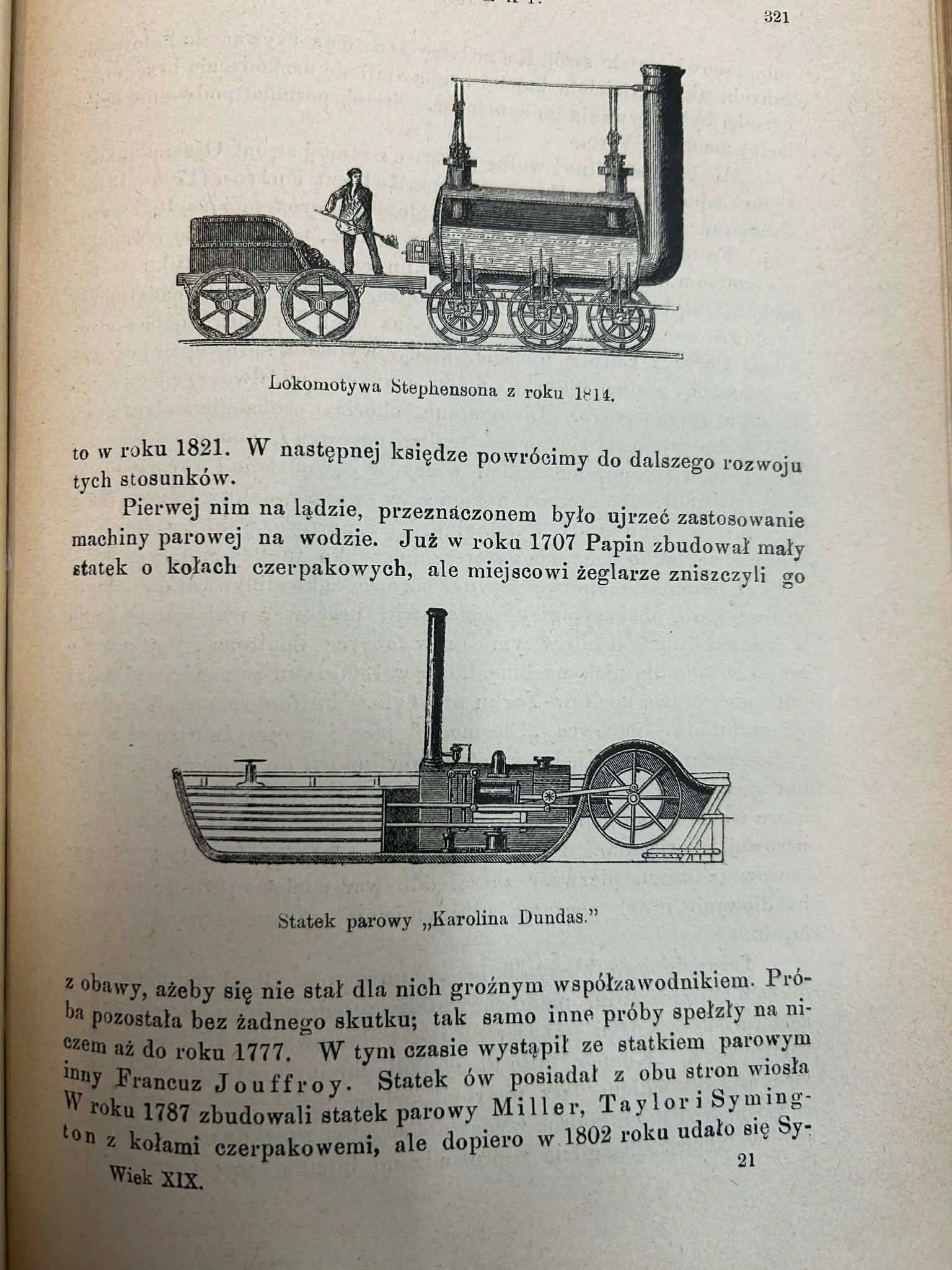 Wiek XIX Obraz ważniejszych wypadków... Tom 1-2 1895 r. oprawa J.F. Puget